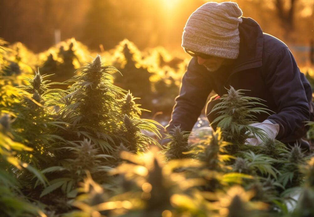 Cannabis ernten