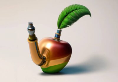 Apfel Stift Bong