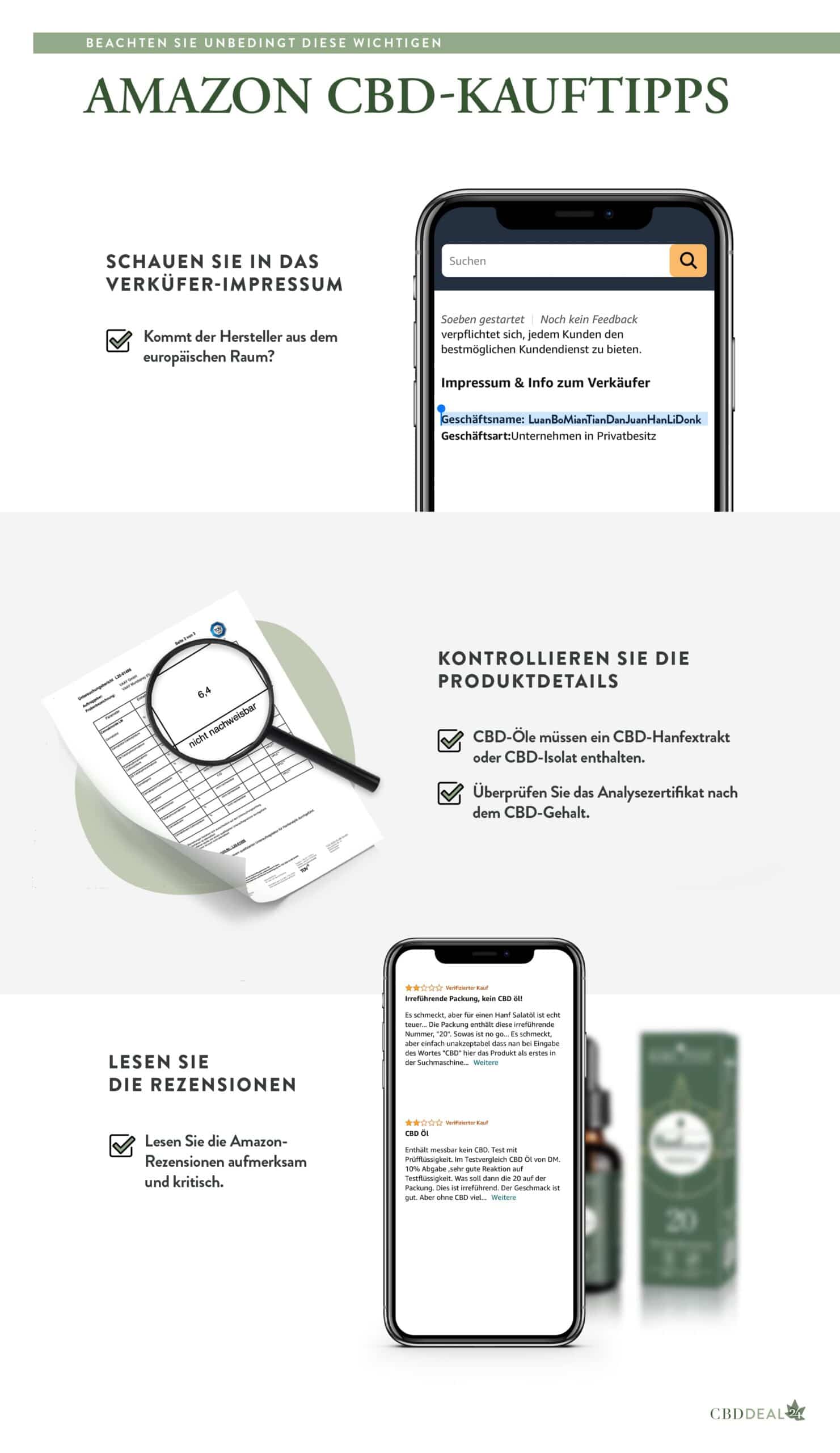 CBD Öl auf Amazon kaufen