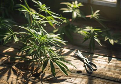 Cannabis Stecklinge schneiden