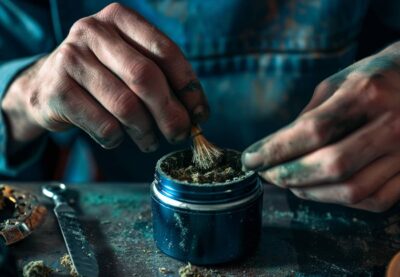 Grinder sauber machen