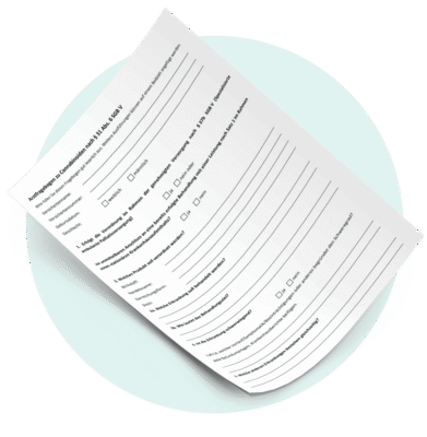 Bequemes Ausfüllen des Behandlungsfragebogens von zu Hause