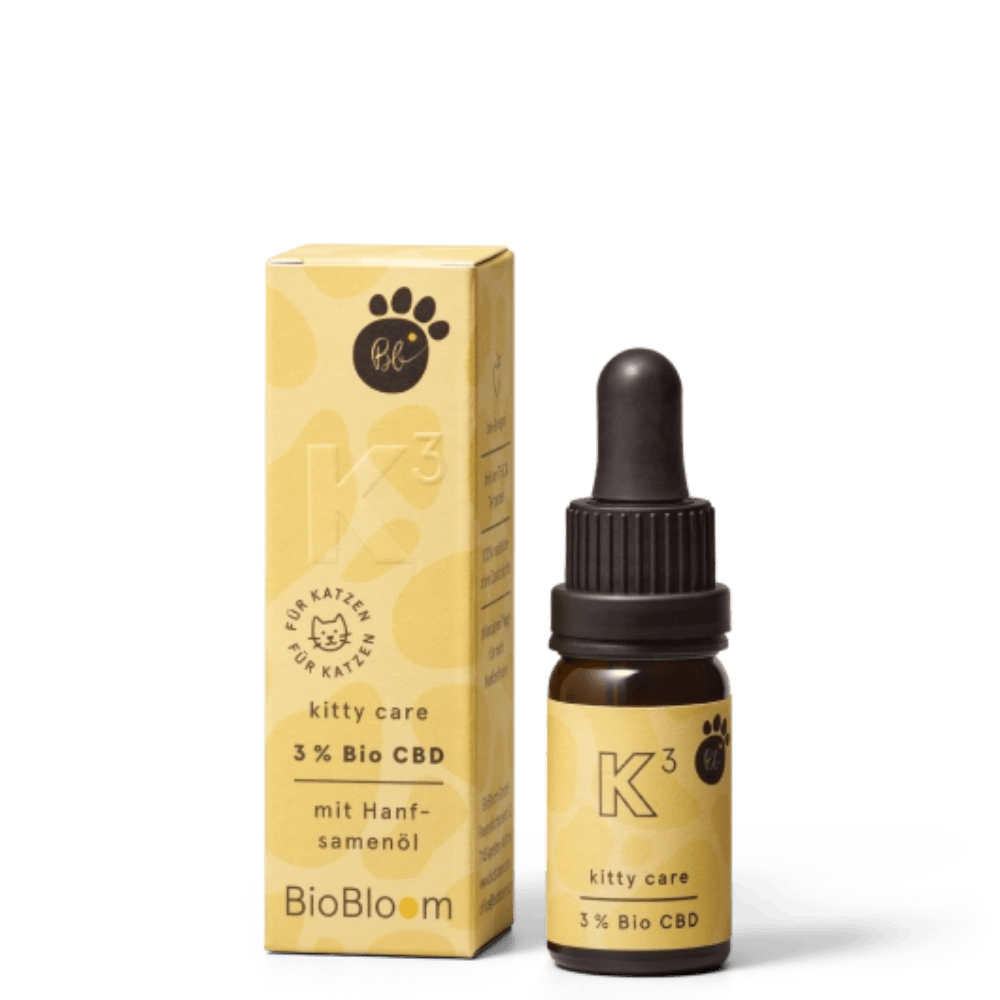 BioBloom Bio CBD Öl für Katzen 3% - BioBloom
