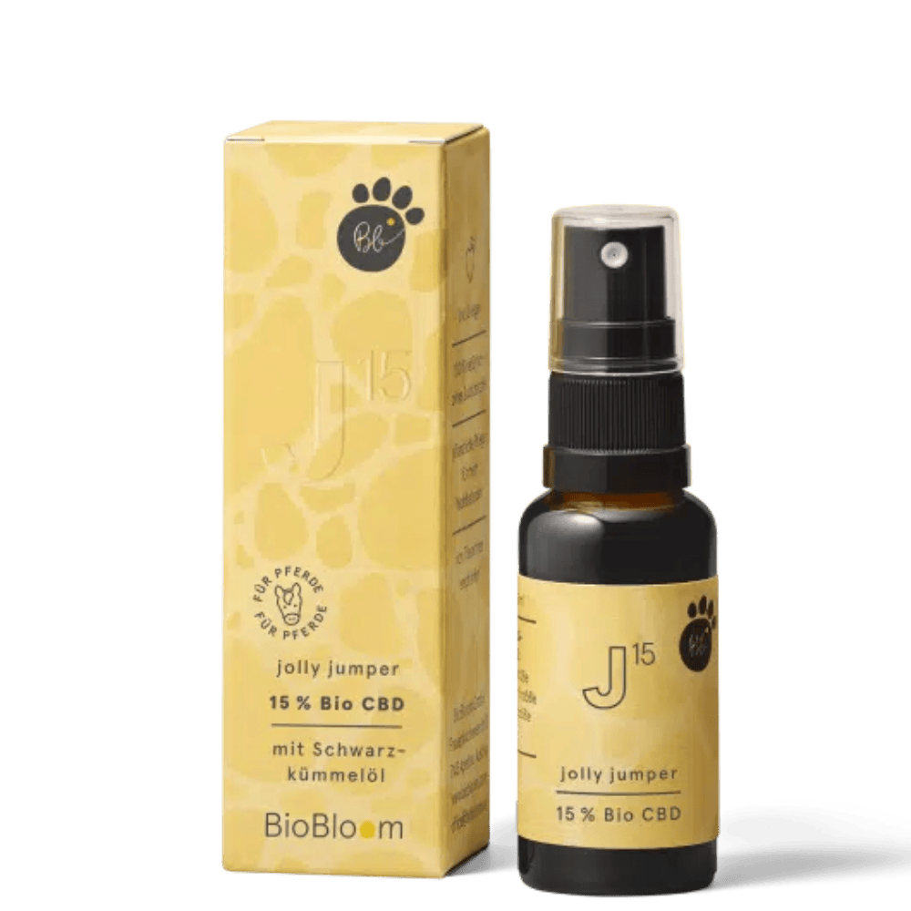 BioBloom Bio CBD Öl für Pferde 15% - BioBloom