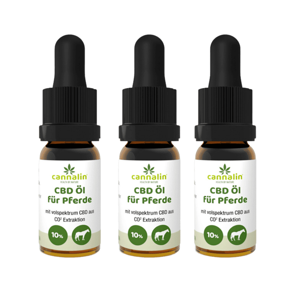 CBD Öl für Pferde 10% Kaufe 3 zahle 2 - Cannalin
