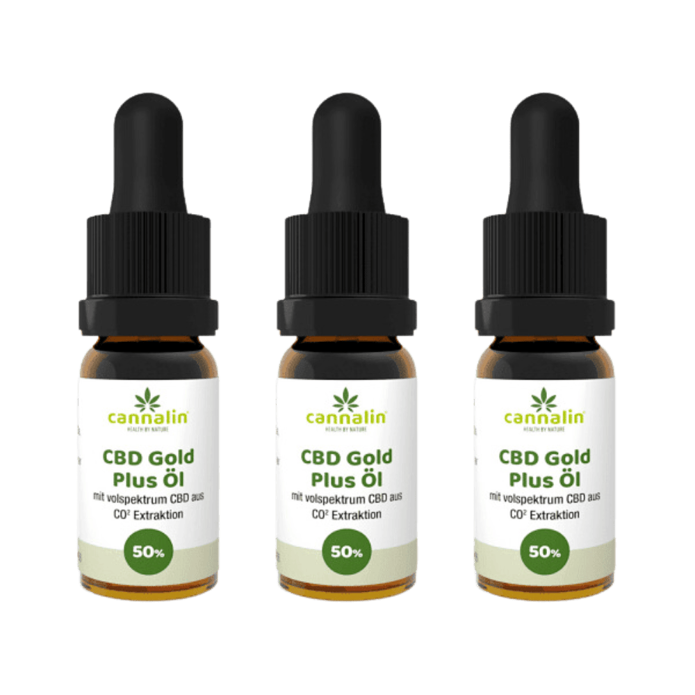 CBD Gold Plus Öl 50% Kaufe 3 zahle 2 - Cannalin