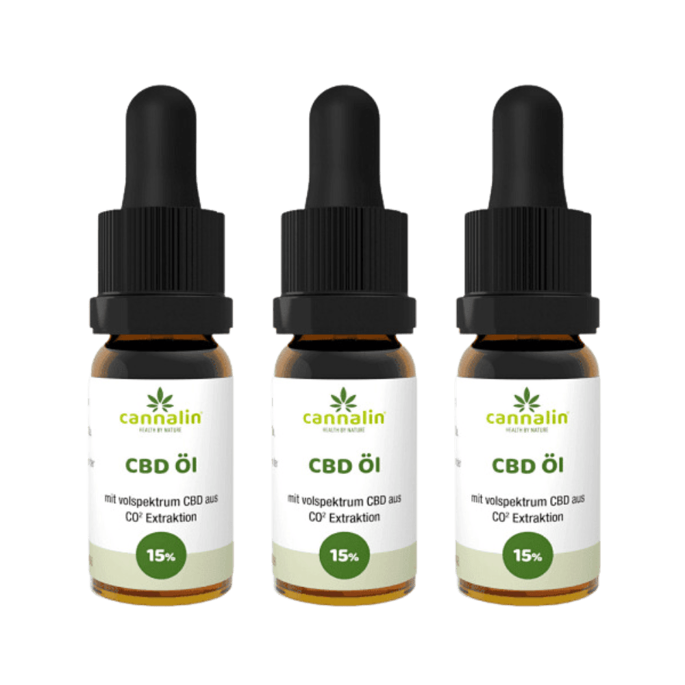 CBD Vollspektrum Öl 15% Kaufe 3 zahle 2 - Cannalin