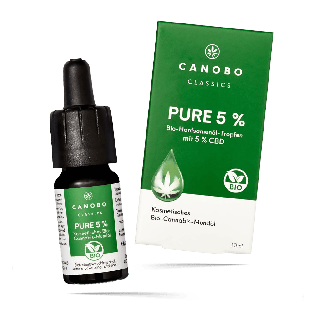 PURE 5% Bio CBD Öl - Canobo