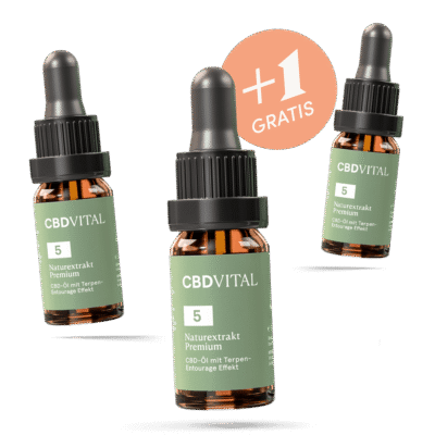 CBD Öl 5% - 2+1 Spar-Angebot - CBD VITAL