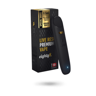 Live Resin CBD Vape - Banana Runtz Eighty8 - East Smoke