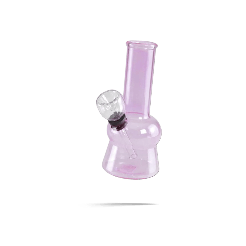 Glasblubber Mini Clear Colours rosa/pink - Bong Discount