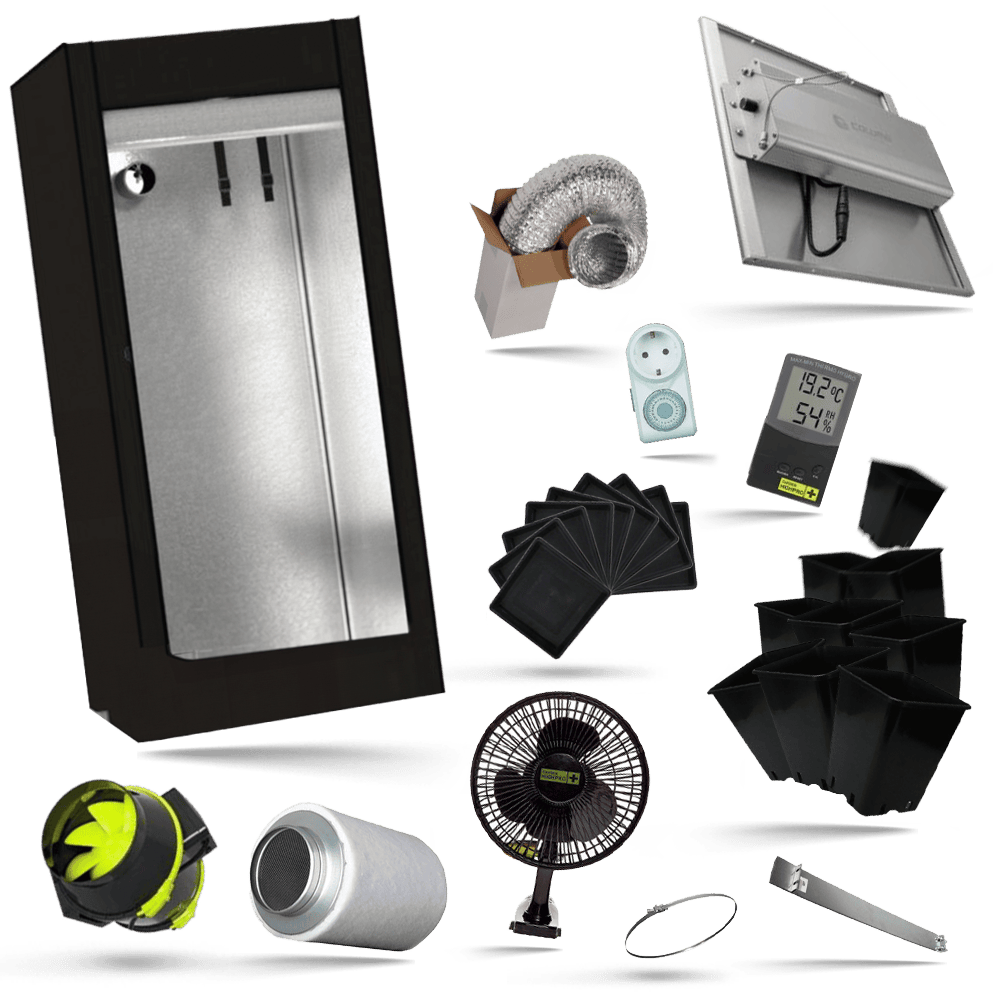 DIY Low Budget LED Growbox Komplettset 80×80 - Grow Guru