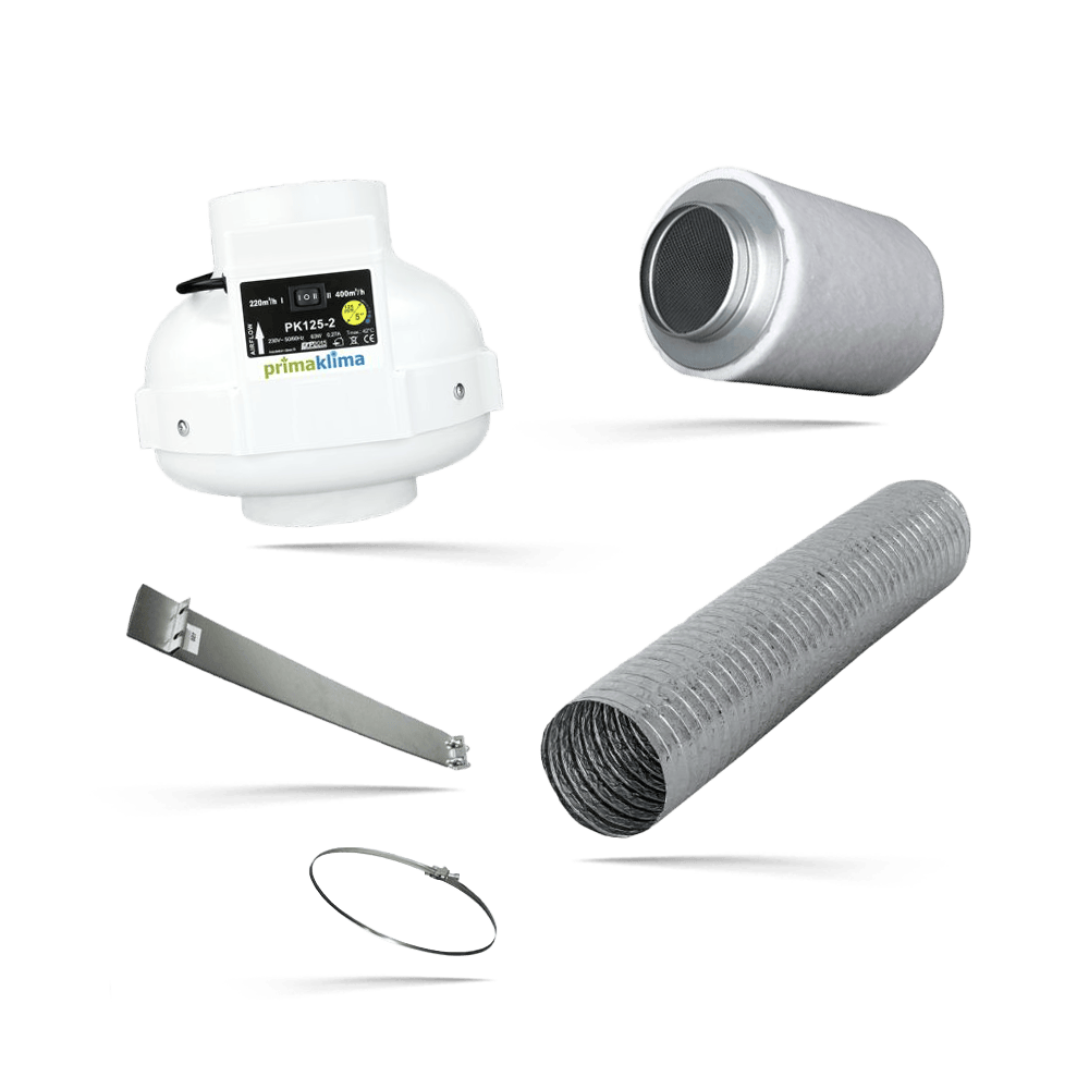 Eco-Abluft-Set PK125-2 - Grow Guru