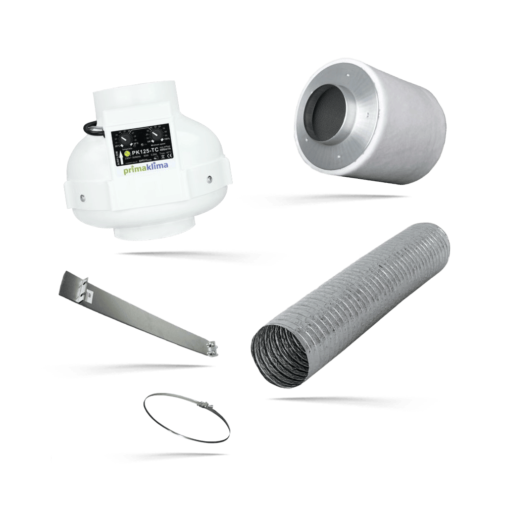 Eco-Abluft-Set PK125-TC - Grow Guru