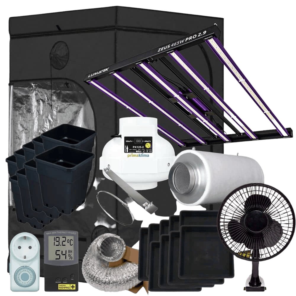DIY LED Growbox Komplettset 120×120 - Grow Guru
