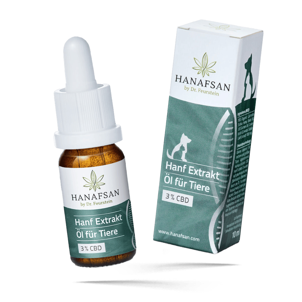 CBD Öl für Tiere 3% - HANAFSAN