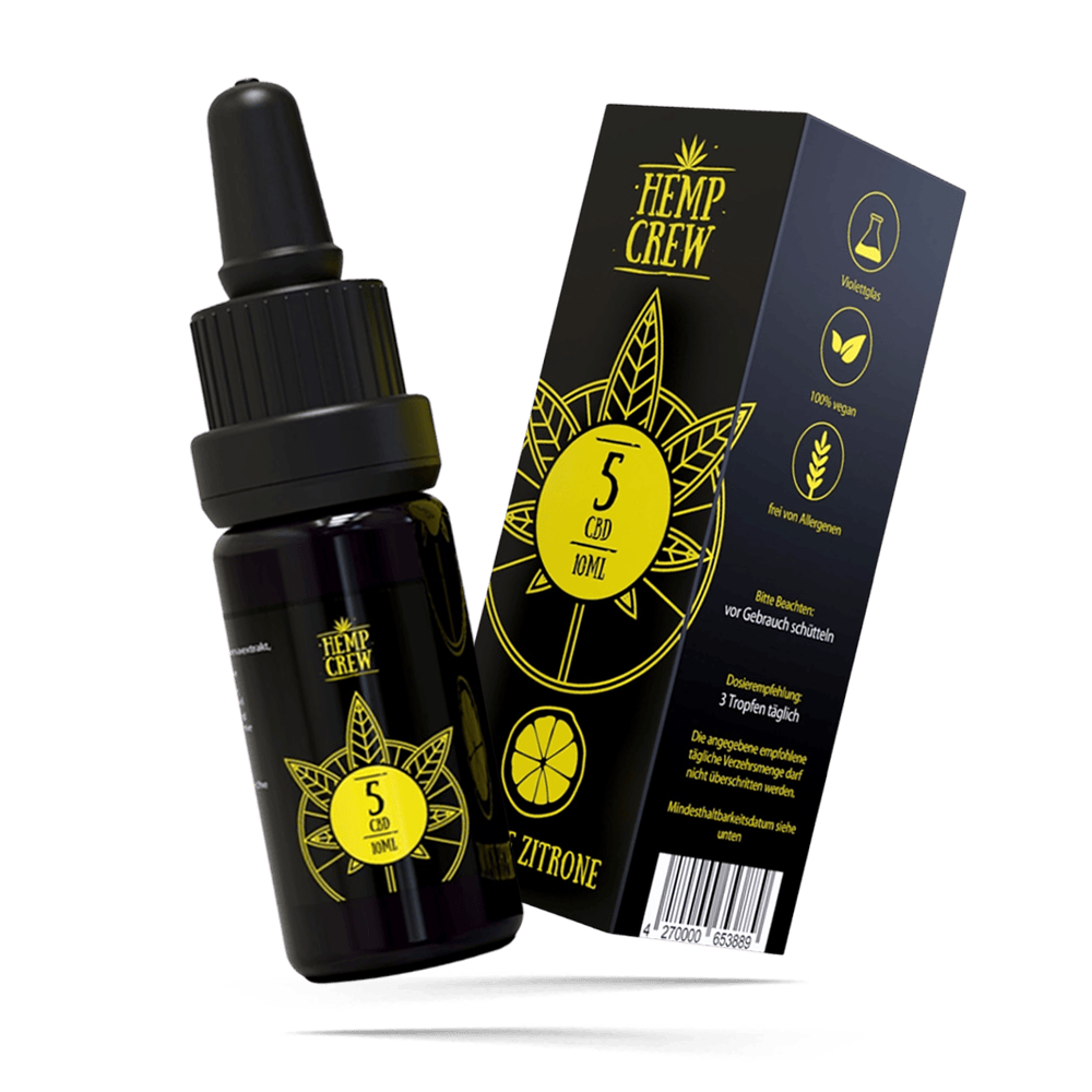 CBD Öl - Freche Zitrone - HempCrew
