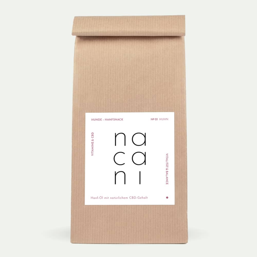 Nacani Nachfüllpack - CBD Hanfleckerlis mit Huhn und Fisch - nacani
