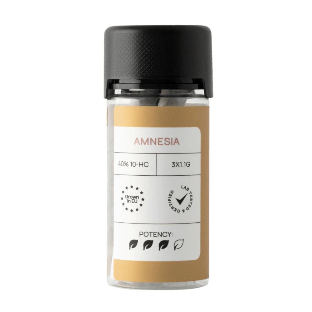 10-OH-HHC Prerolls Classic Amnesia - Nine Realms