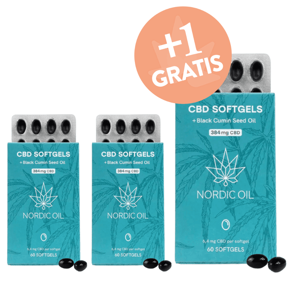CBD Kapseln - 2+1 Spar-Angebot - Nordic Oil
