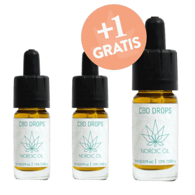 CBD Öl 15% - 2+1 Spar-Angebot - Nordic Oil