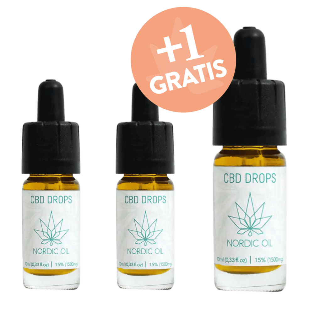 CBD Öl 15% - 2+1 Spar-Angebot - Nordic Oil