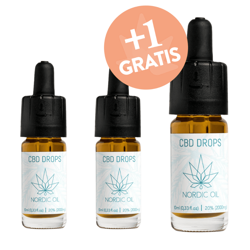 CBD Öl 20% - 2+1 Spar-Angebot - Nordic Oil