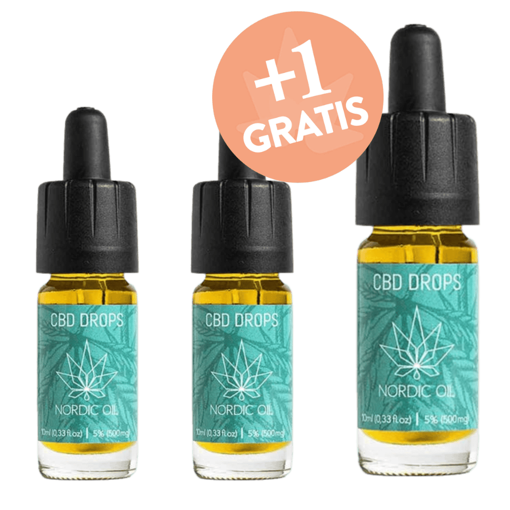 CBD Öl 5% - 2+1 Spar-Angebot - Nordic Oil
