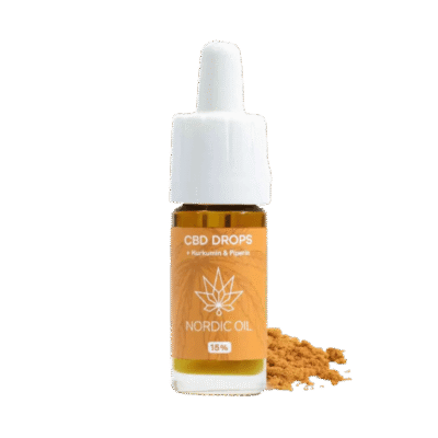 Kurkumin CBD Öl 15% - Nordic Oil