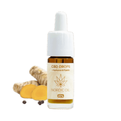 Kurkumin CBD Öl 20% - Nordic Oil