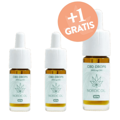 CBD Öl 30% - 2+1 Spar-Angebot - Nordic Oil