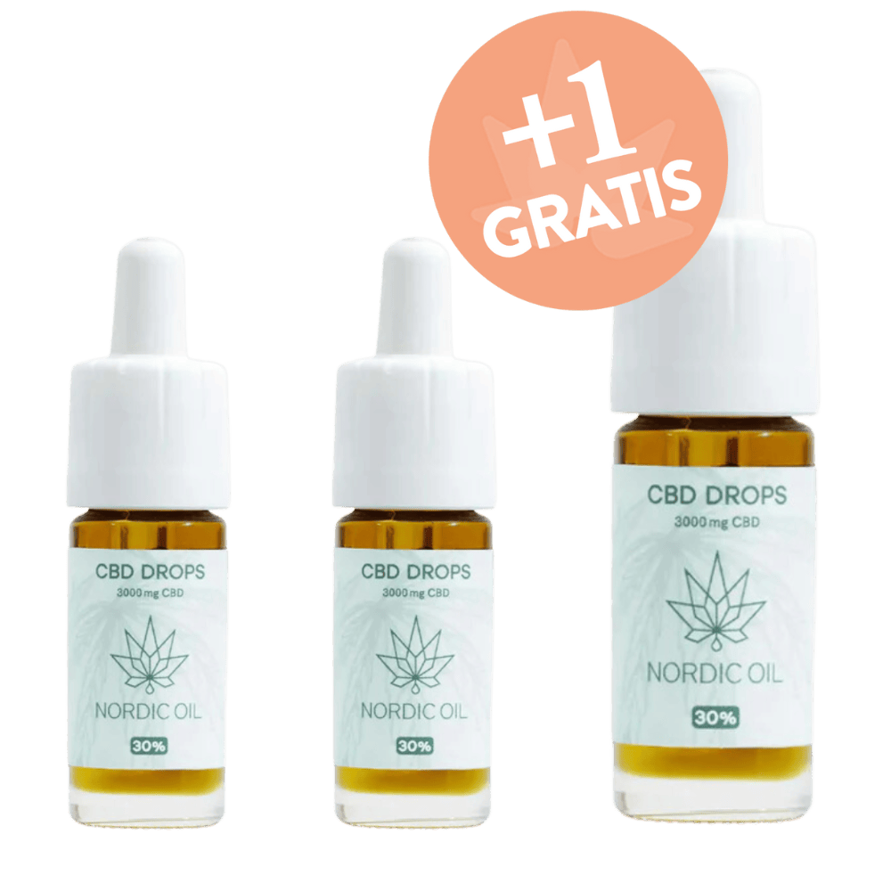 CBD Öl 30% - 2+1 Spar-Angebot - Nordic Oil