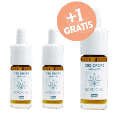 CBD Öl 40% - 2+1 Spar-Angebot - Nordic Oil