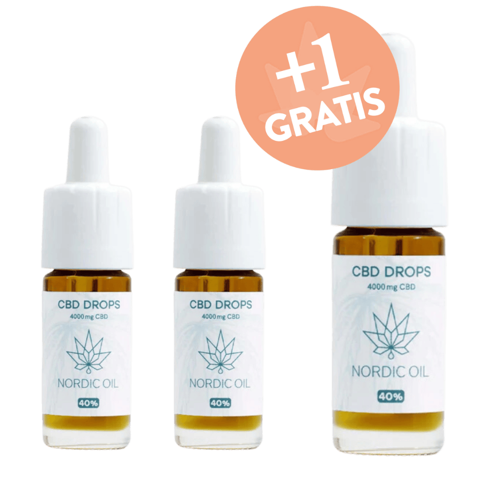 CBD Öl 40% - 2+1 Spar-Angebot - Nordic Oil