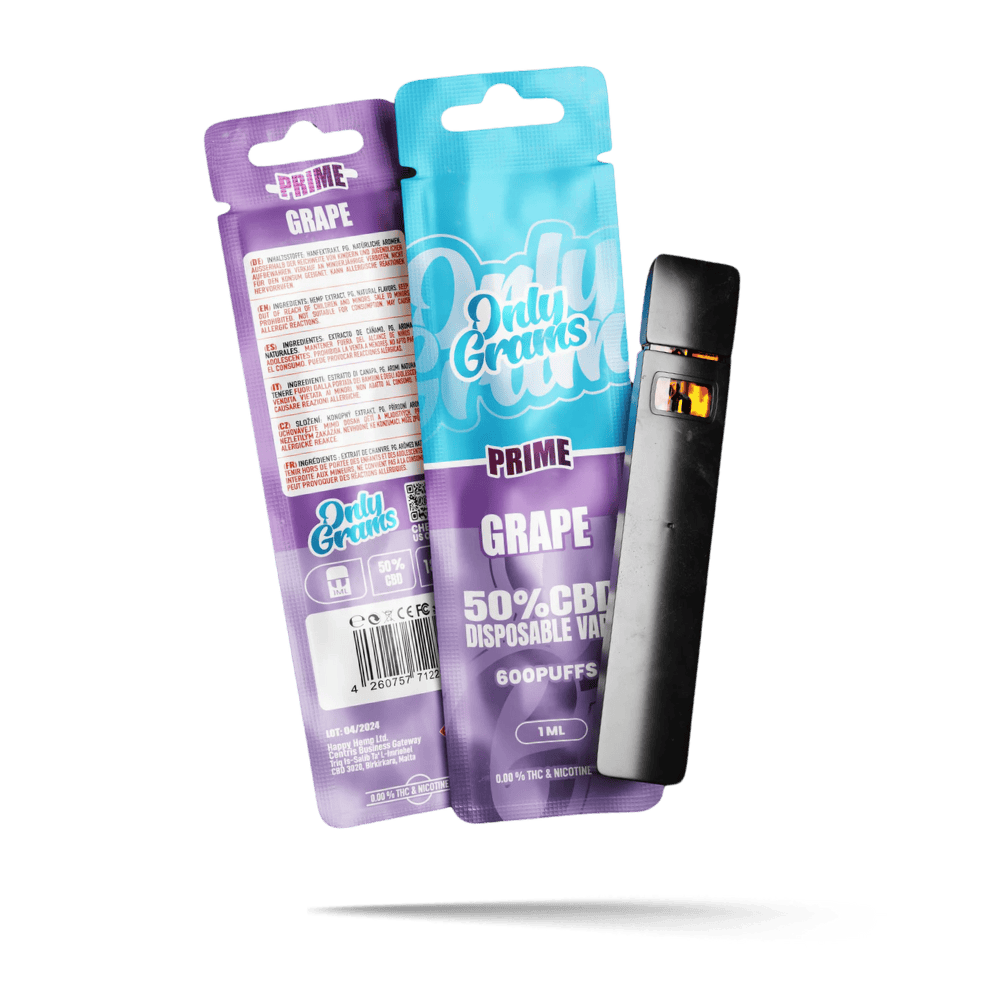 CBD Vape Pen Grape - Only Grams