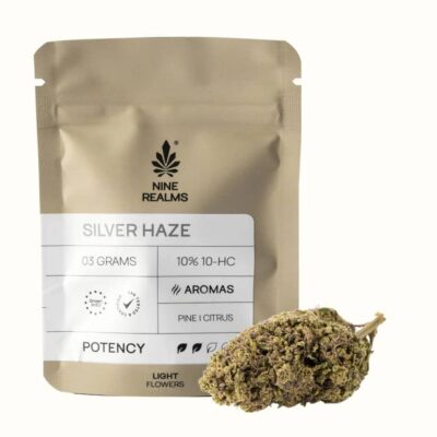 Nine Realms Silver Haze 10-OH-HHC Blüten